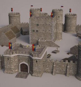 Maqueta de Castillo Medieval inglés